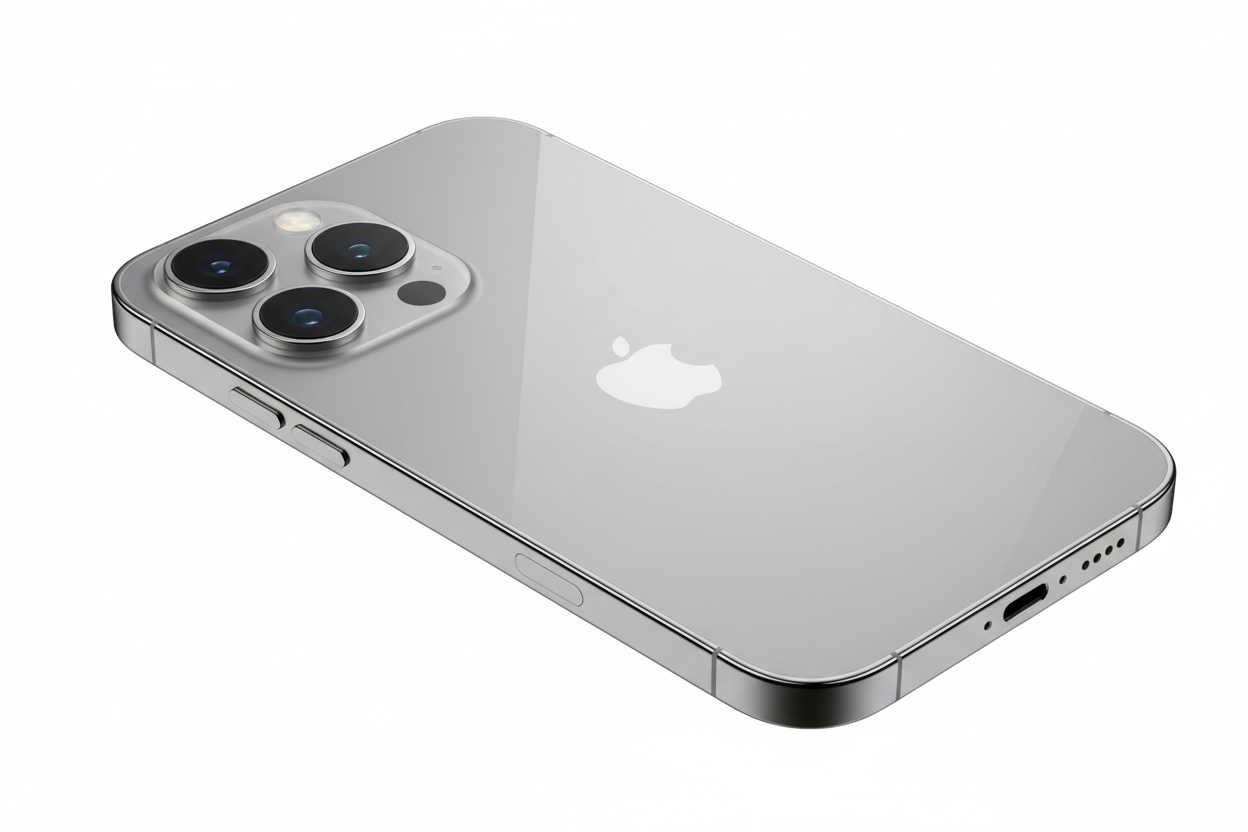 GENERATE IPHONE 17 PRO MAX IMAGES IN SILVER COLOR