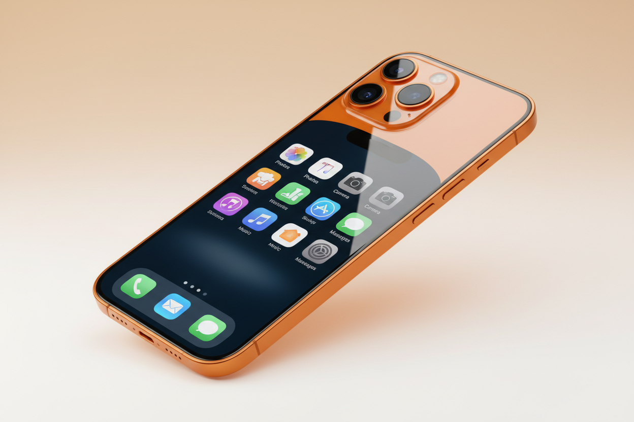 IPHONE 17 PRO MAX ORANGE COLOR